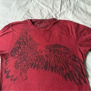 Lucky Brand Red Graphic Tee